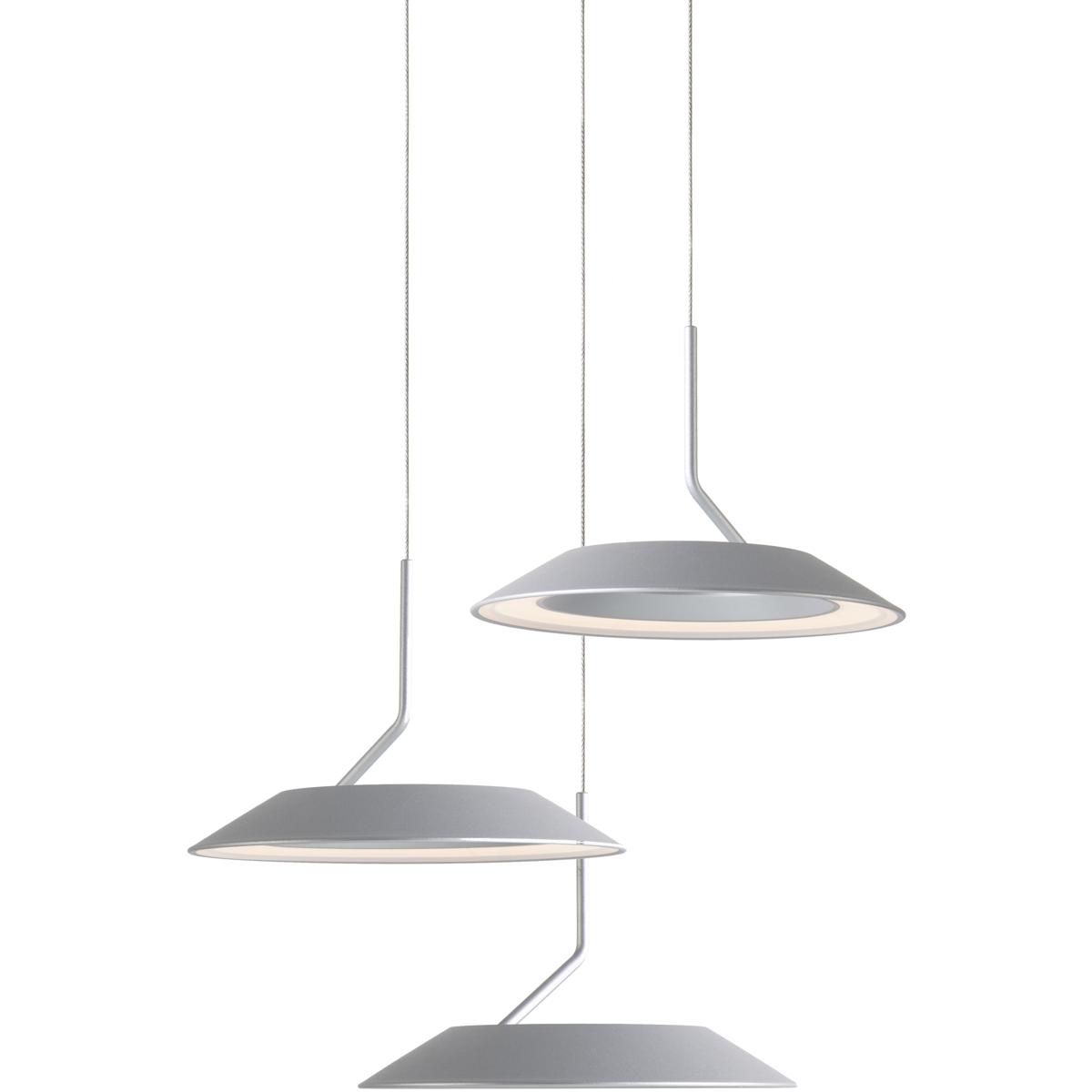 Koncept RYP-C3-SW-SIL Royyo LED 12 inch Silver Pendant Ceiling Light